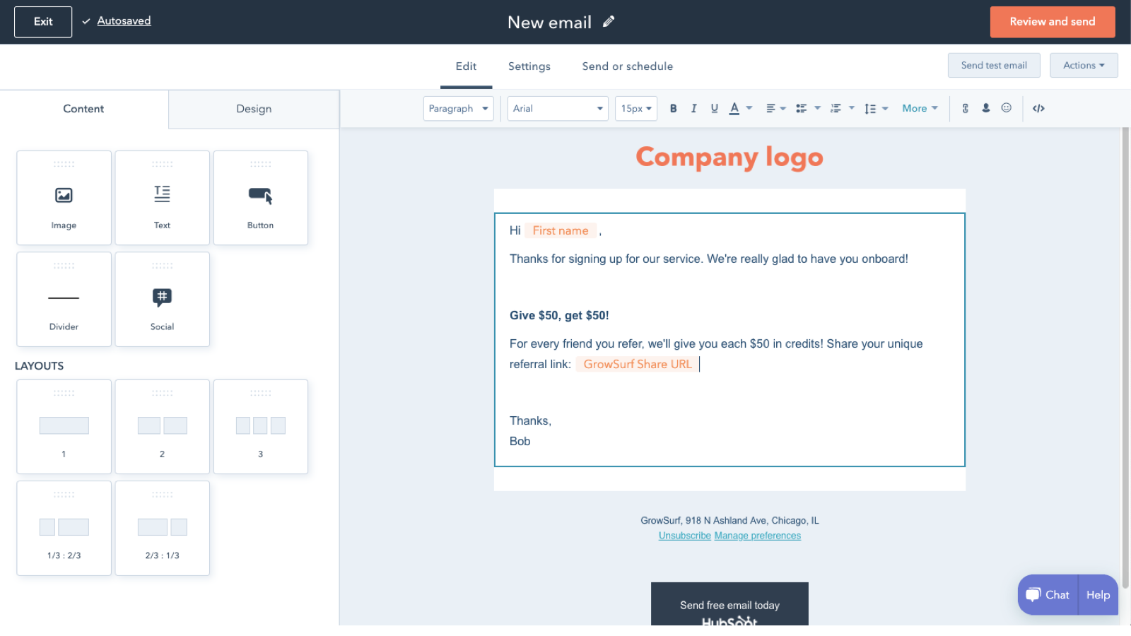 GrowSurf HubSpot Integration Connect Them Today